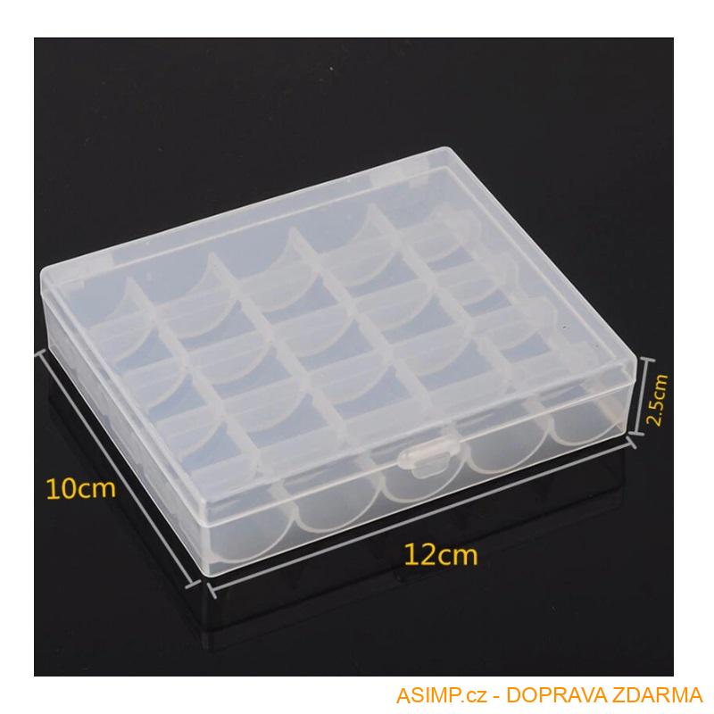 Box s cívkami na nitě (25 ks) / A-000953baa