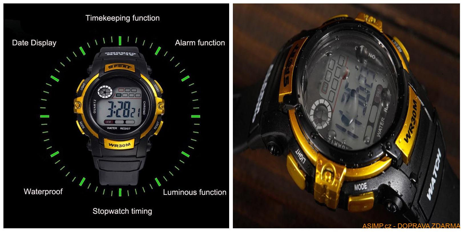 Dětské digitální hodinky / A-000204