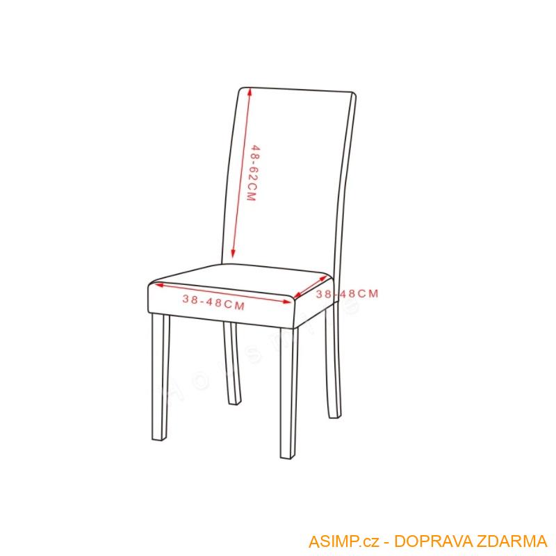 Elastický potah na židli / A-002058 / DOPRAVA ZDARMA