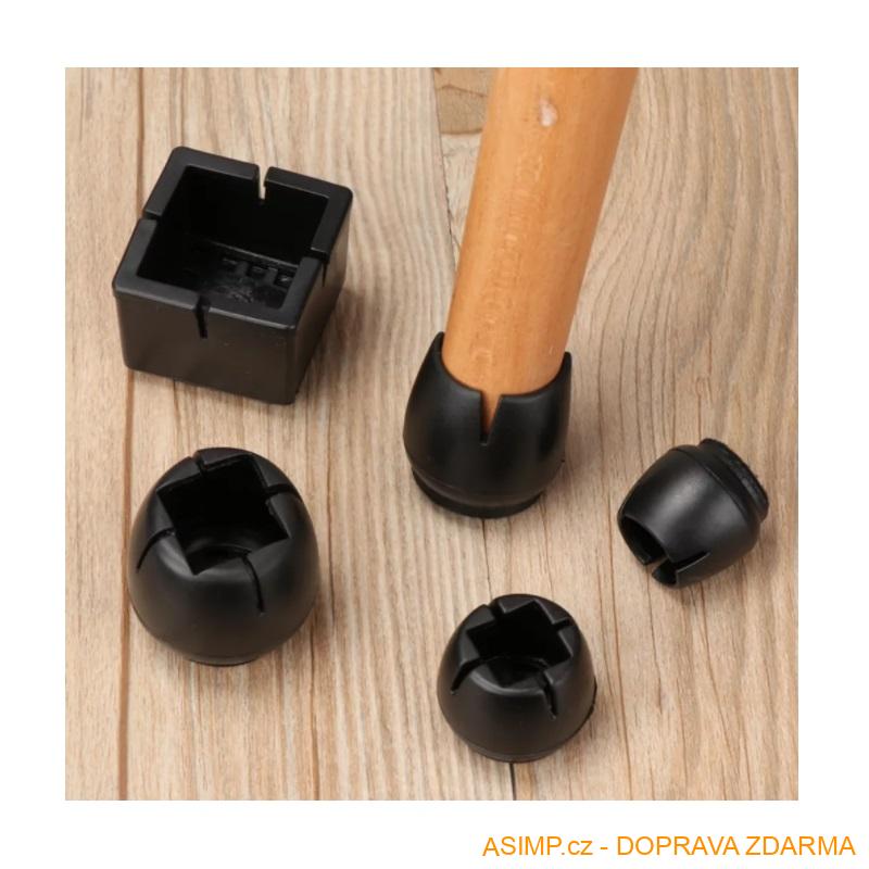 Špunty na nohy od židle (42 - 48 mm / 8 ks) / A-001671b / DOPRAVA ZDARMA