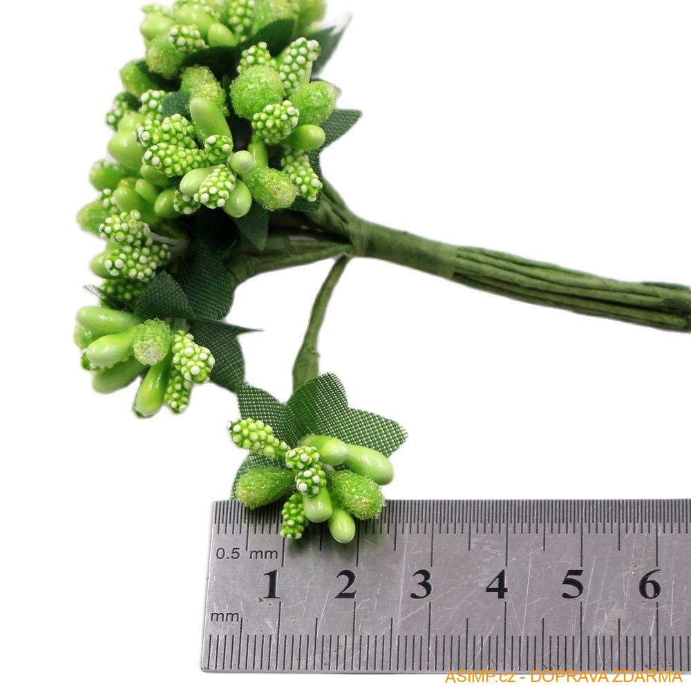 Dekorativní umělé květiny (36 květů) / A-000861b / DOPRAVA ZDARMA