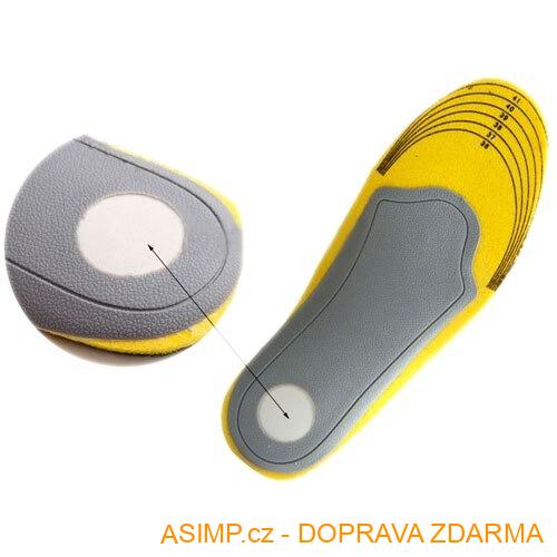 Zdravotní vložky do bot (EU 41 - 46) / A-001185b / DOPRAVA ZDARMA