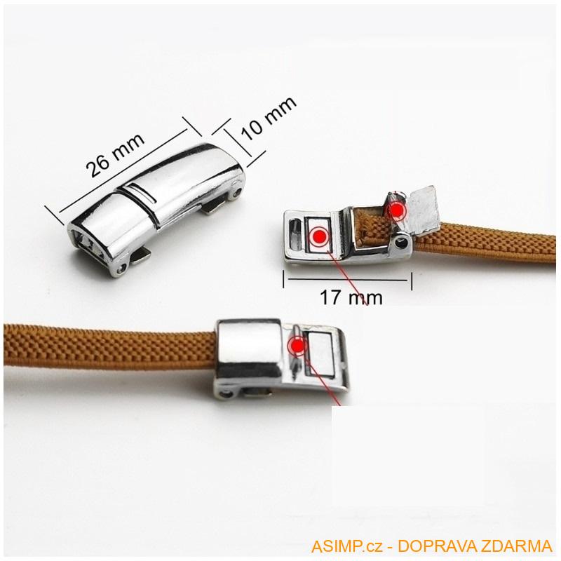 Tkaničky do bot se zapínáním na magnet (různé barvy) / DA-000054a1 / DOPRAVA ZDARMA