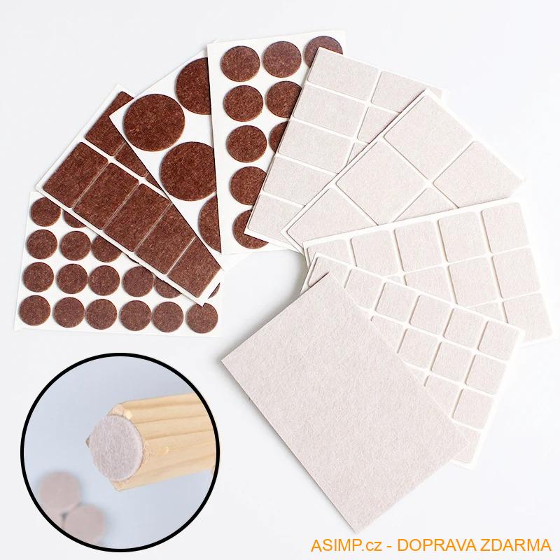 Plsťové ochranné protiskluzové podložky / A-003111b / DOPRAVA ZDARMA