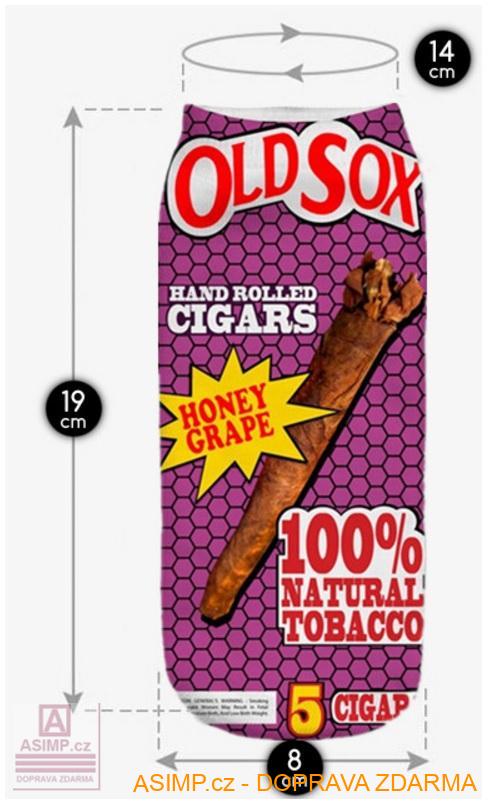 Unisex ponožky - tkaničky / AA-001193