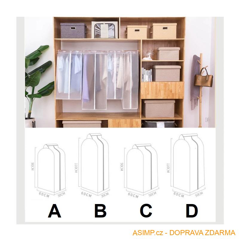 Ochranný obal na šaty / A-001613b / DOPRAVA ZDARMA