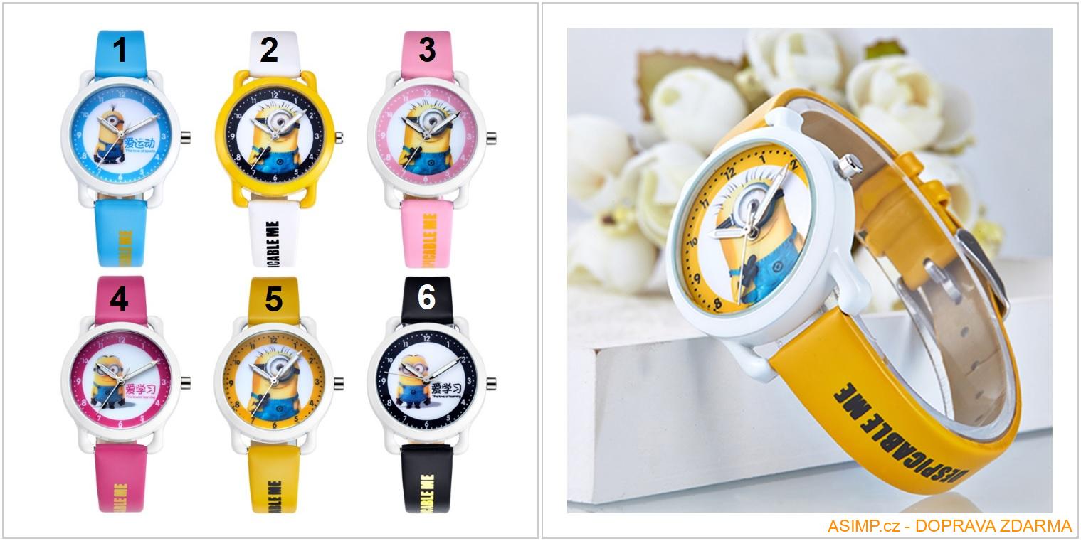 Dětské hodinky - Mimoni / A-001034