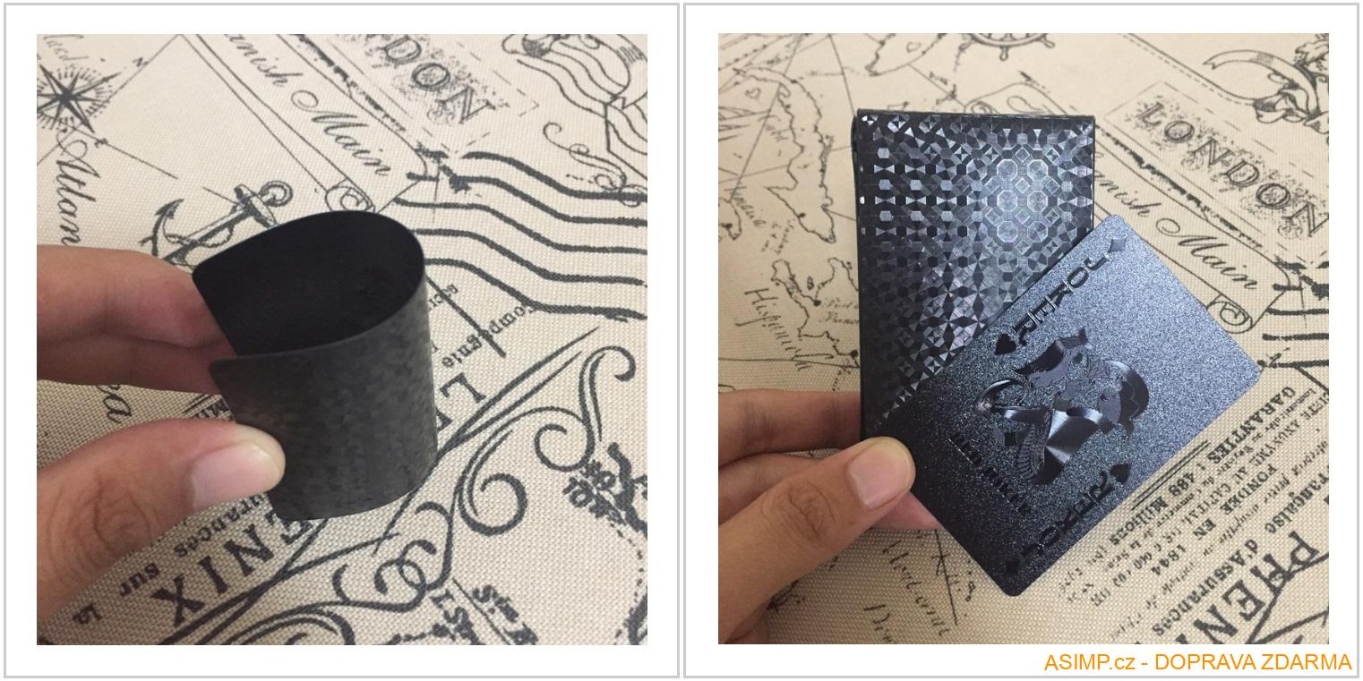 Voděodolné plastové pokerové karty / AA-000583