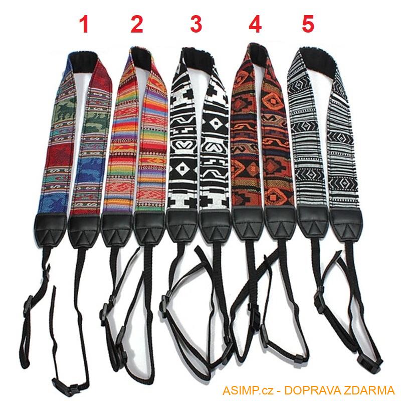 Ramenní popruh na fotoaparát / A-000457 / DOPRAVA ZDARMA