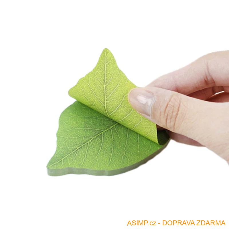 Samolepicí štítky - Listy (50 ks) / A-001714 / DOPRAVA ZDARMA