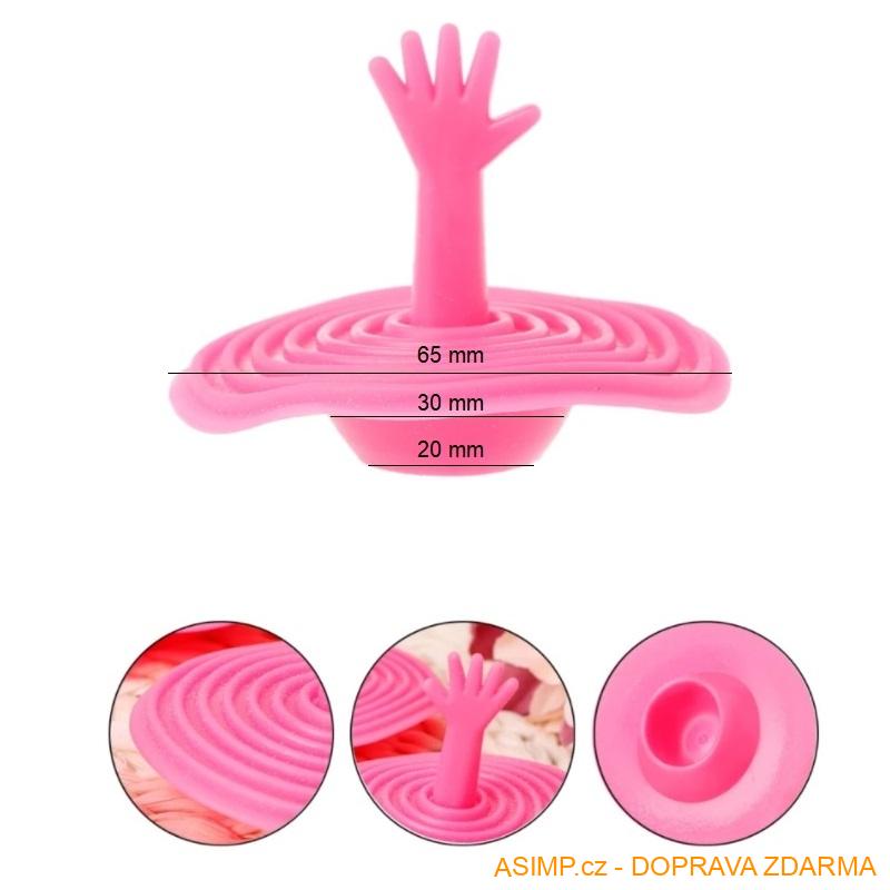 Špunt do vany a dřezu - ruka / A-000253 / DOPRAVA ZDARMA