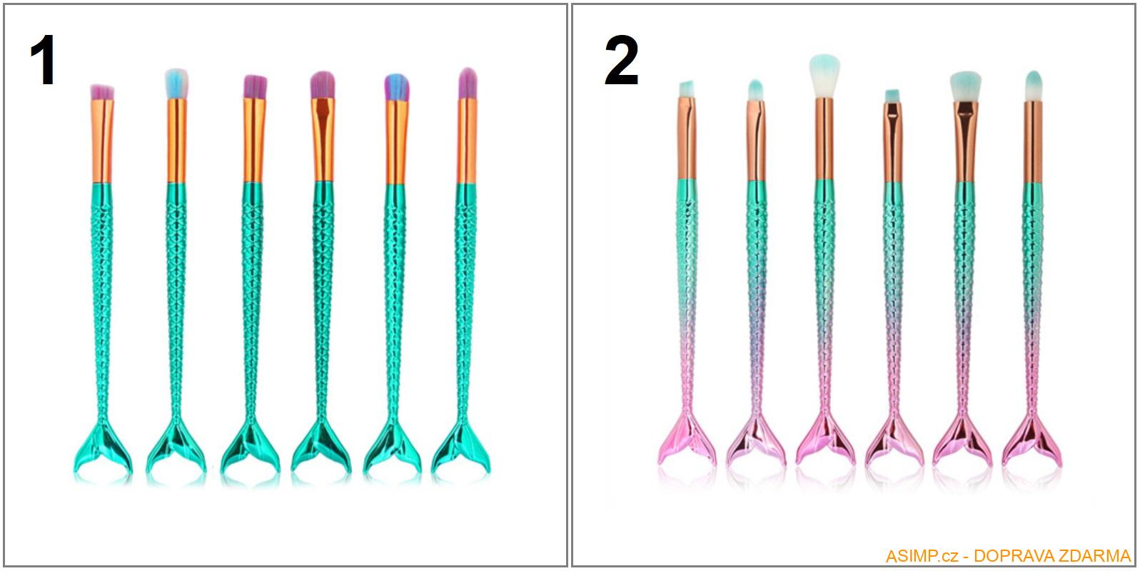 Dámský set štětců (6 ks)