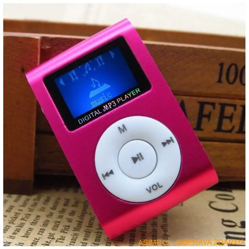 Mini MP3 přehrávač (zelená) / A-001064 / DOPRAVA ZDARMA