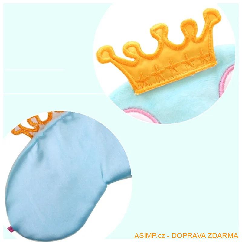 Oční maska na spaní - princezna / A-000917 / DOPRAVA ZDARMA