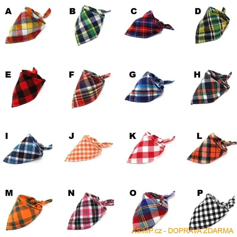 Šátek pro psy a kočky (varianta M) / A-002158 / DOPRAVA ZDARMA