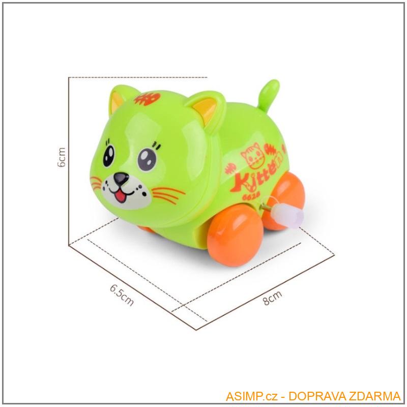 Dětská natahovací hračka - kočka
