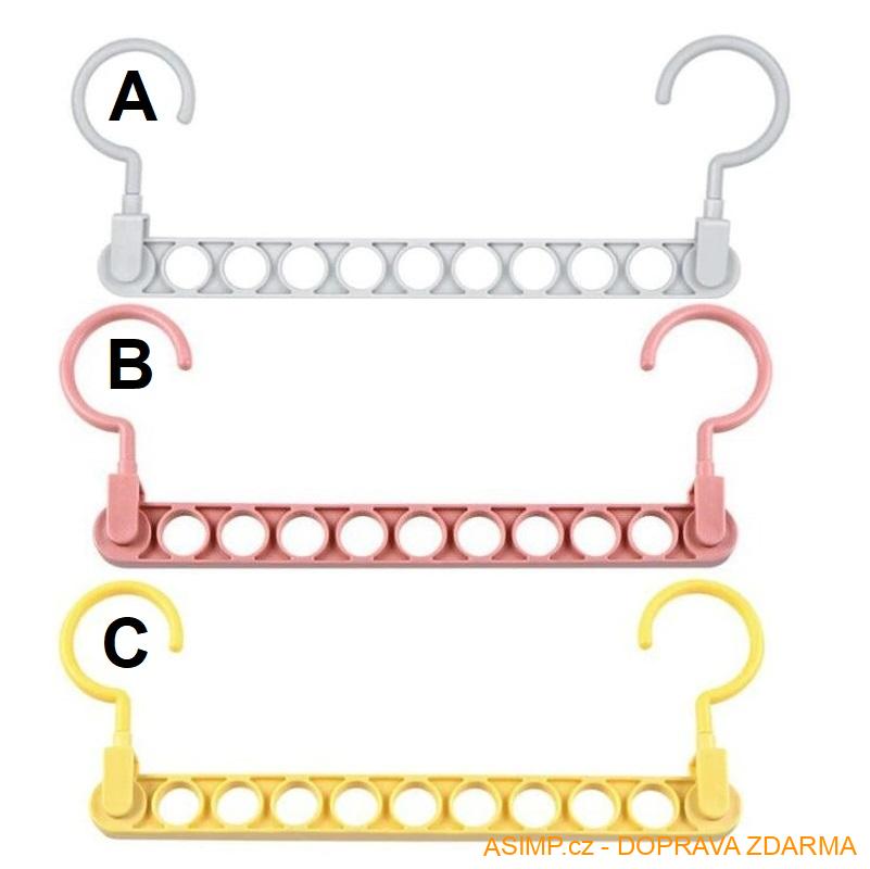 Závěsný organizér na ramínka / A-001279 / DOPRAVA ZDARMA