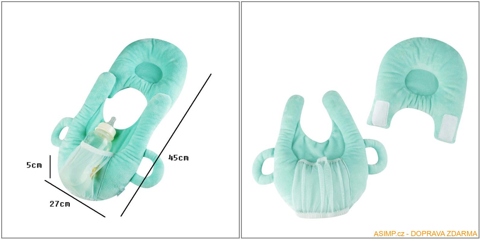 Bezpečnostní - krmící polštářek pro miminka