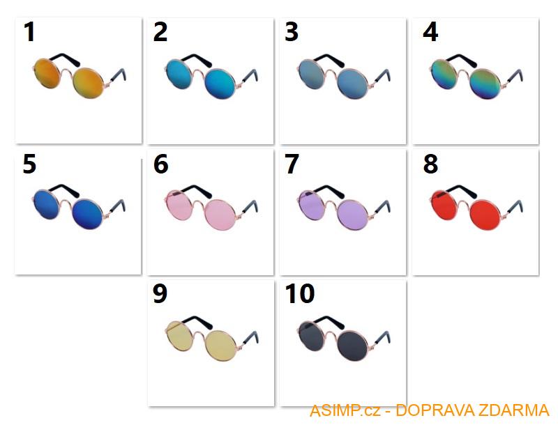 Sluneční brýle pro psa nebo kočku (varianta - O) / A-000456 / DOPRAVA ZDARMA