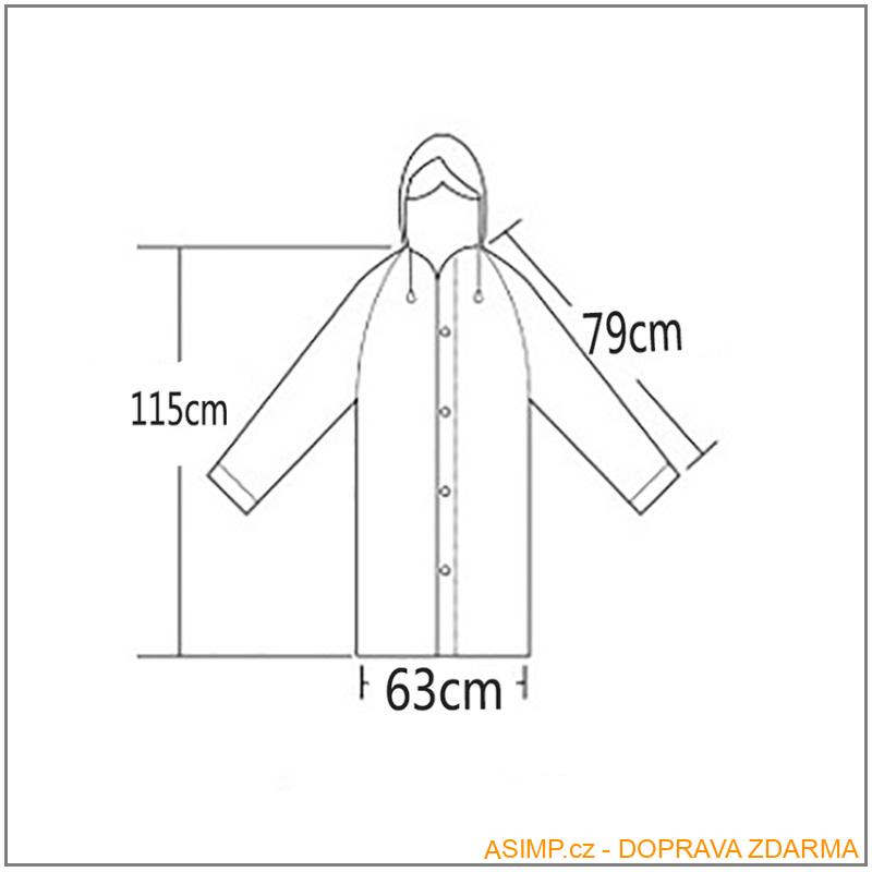 Unisex pláštěnka