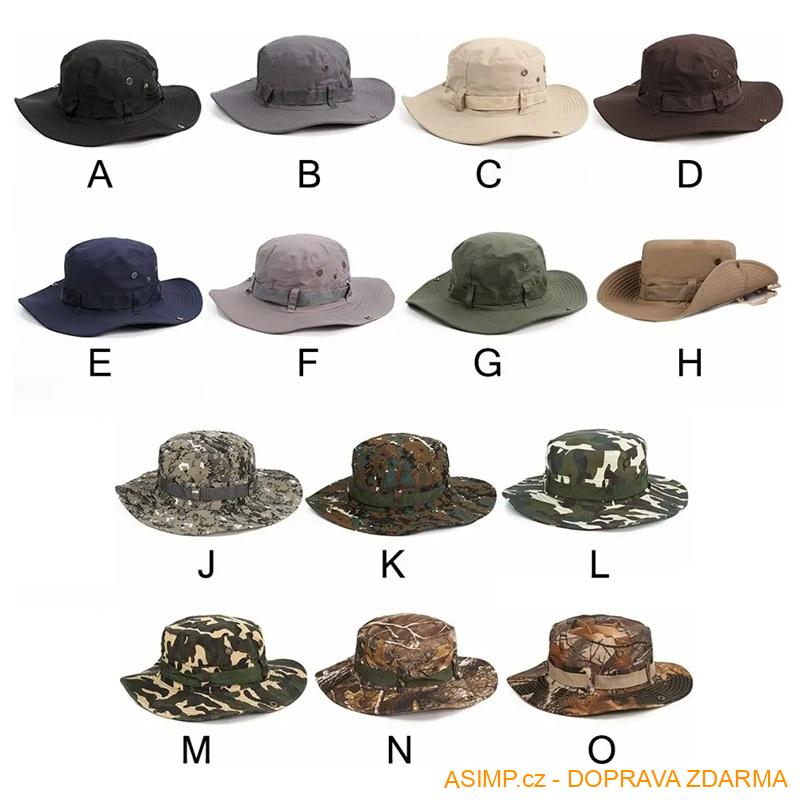 Pánský outdoorový klobouk (varianta J) / A-004198 / DOPRAVA ZDARMA