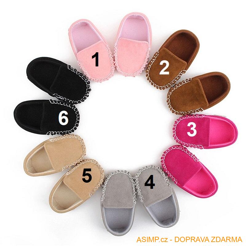 Mokasíny pro miminka / A-003001 / DOPRAVA ZDARMA