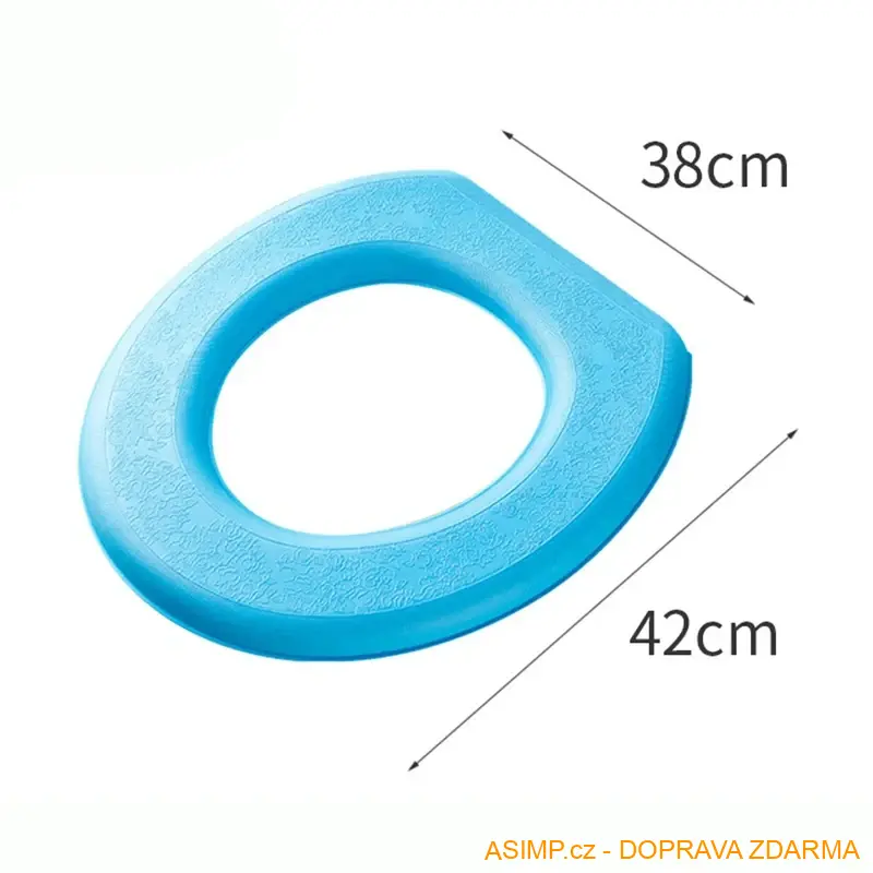 Potah na záchodové prkénko (modrá) / A-000211 / DOPRAVA ZDARMA