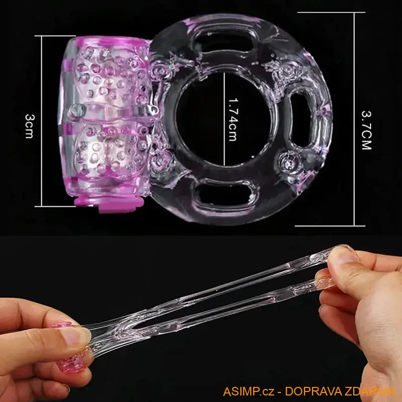 Vibrační kroužek - stimulátor klitorisu / A-000017 / DOPRAVA ZDARMA