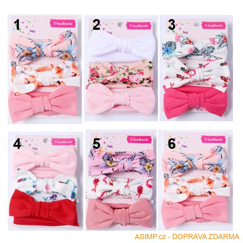 Dětská čelenka (3 ks) / A-000059