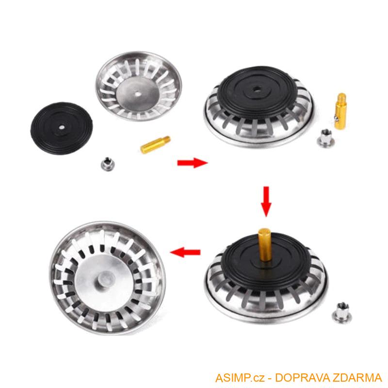 Dřezový uzávěr / A-000024 / DOPRAVA ZDARMA