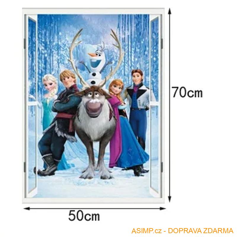 Samolepicí tapeta na zeď - Ledové království / A-000448 / DOPRAVA ZDARMA