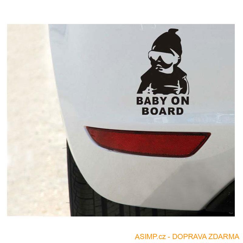 Samolepka na auto - Dítě v autě / A-000520