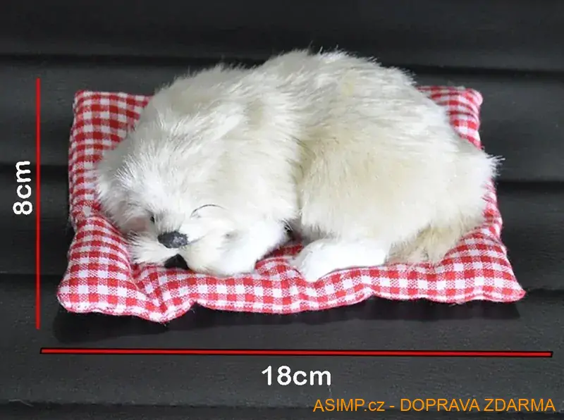 Plyšová hračka - štěně vydávající zvuky / A-000725 / DOPRAVA ZDARMA