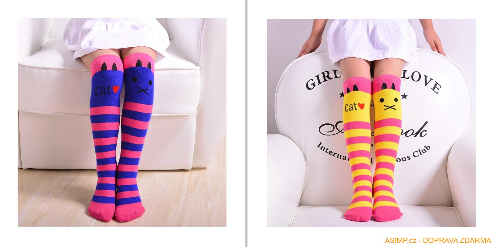 Dívčí podkolenky / A-000774 / DOPRAVA ZDARMA