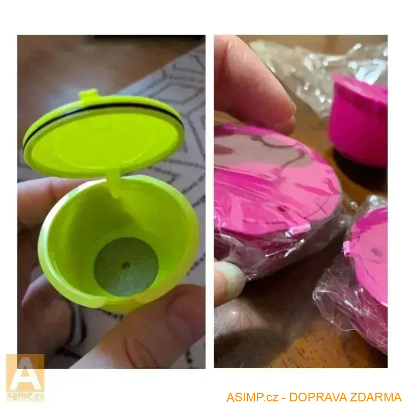 Náhradní opakovaně plnitelné kapsle - Dolce Gusto (3ks - bílá) / A-001198 / DOPRAVA ZDARMA