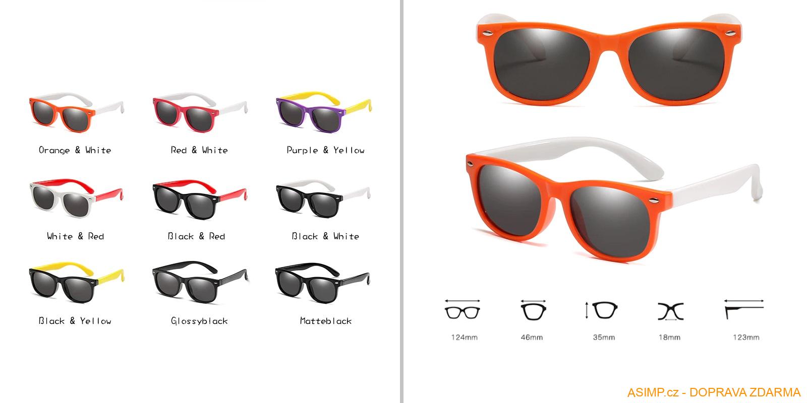 Dětské sluneční brýle / A-001061