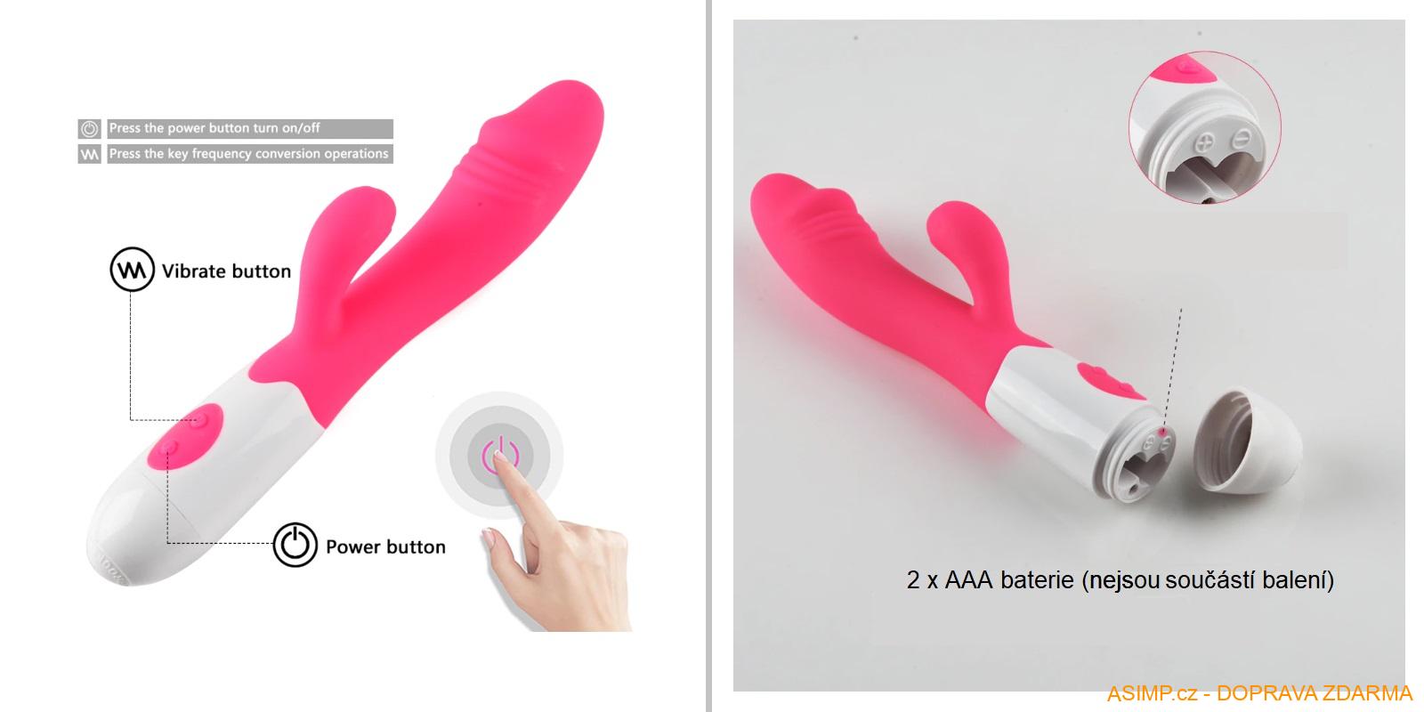 Voděodolný vibrátor / A-001070