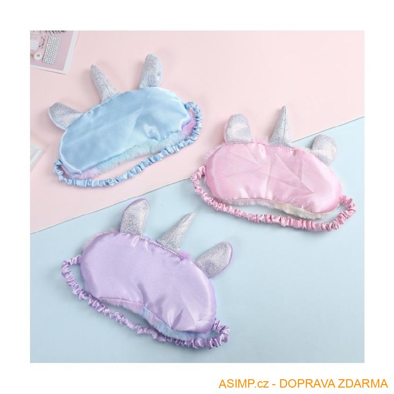 Oční maska na spaní - Jednorožec / A-001452 / DOPRAVA ZDARMA