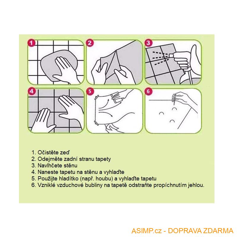 Dekorační tapeta do kuchyně, koupelny ... Květina / A-001089