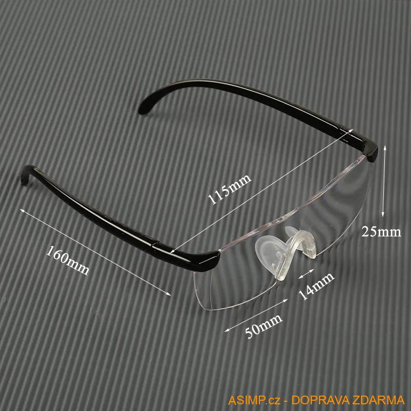Zvětšovací brýle (1,6x) / A-001507 / DOPRAVA ZDARMA