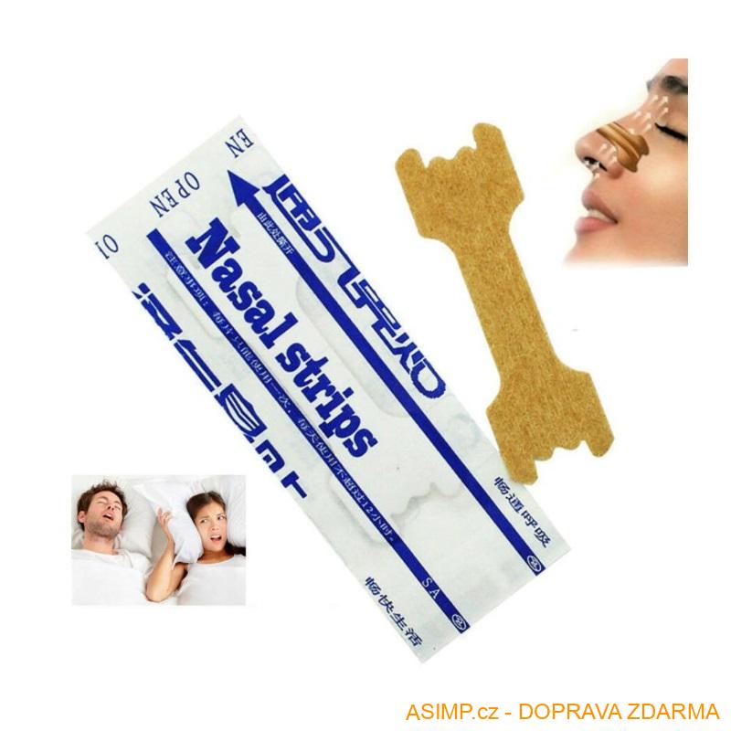Nosní pásky - volný dech (100 ks) / A-000413b / DOPRAVA ZDARMA