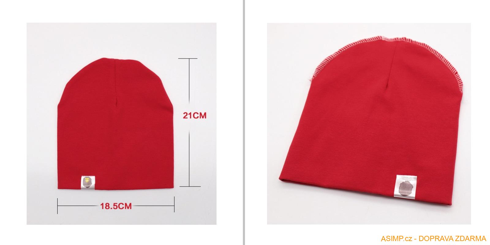 Bavlněná dětská čepice / A-001152