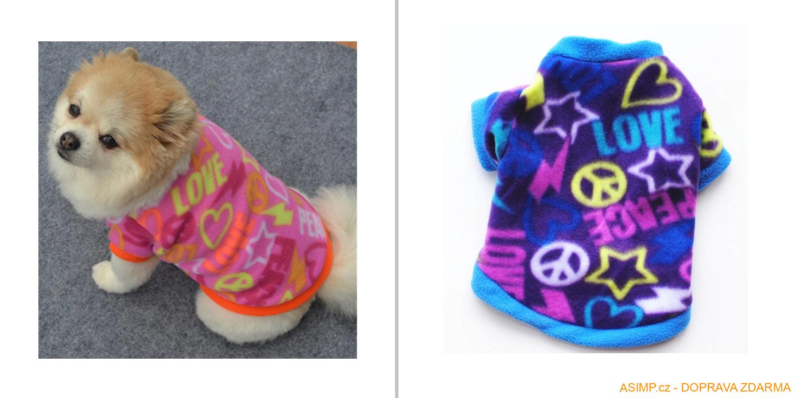 Zimní vesta pro psy (barva růžová - velikost M) / A-001179 / DOPRAVA ZDARMA