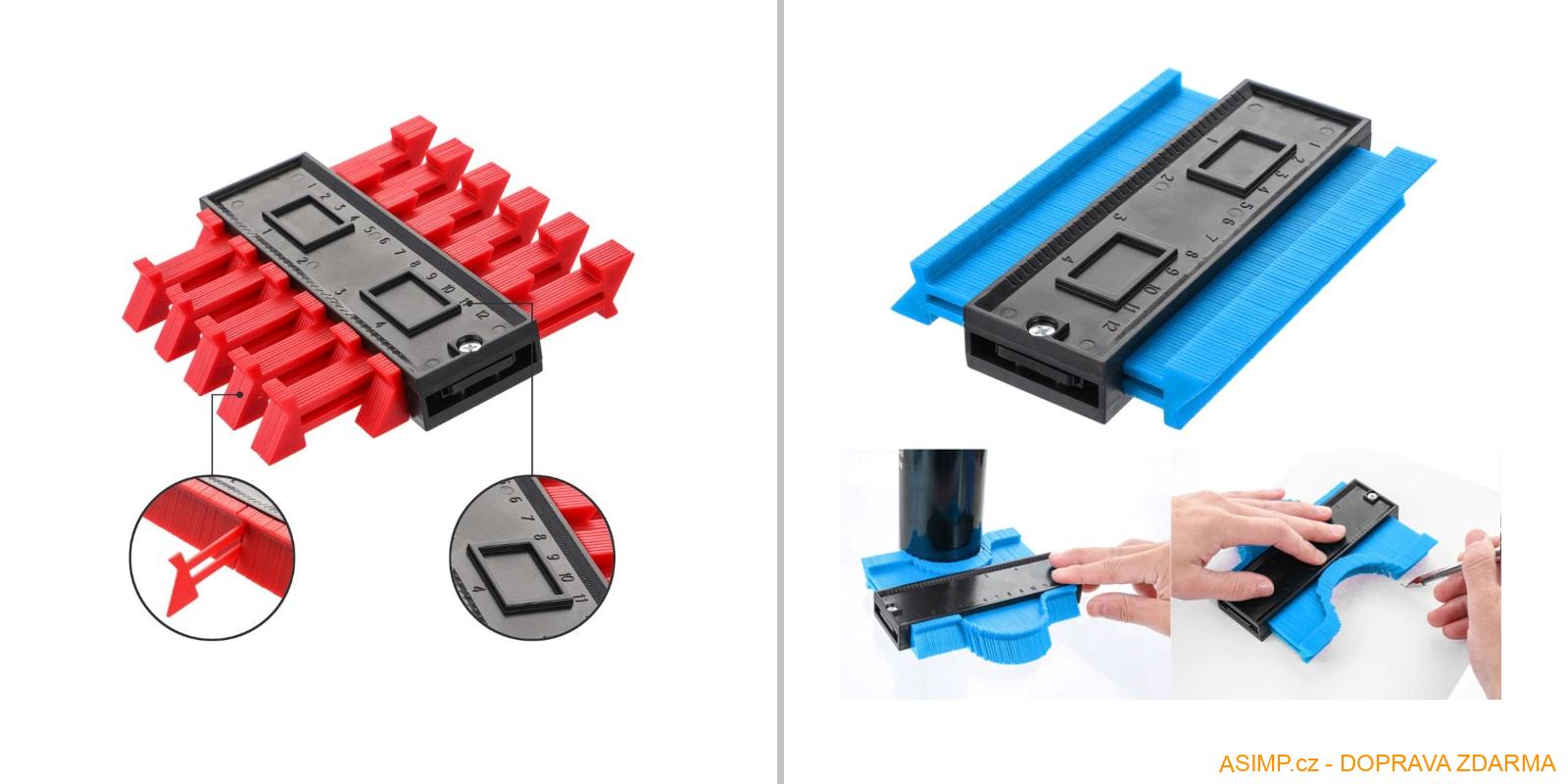 Tesařský nástroj pro kopírování nepravidelných tvarů / A-001200