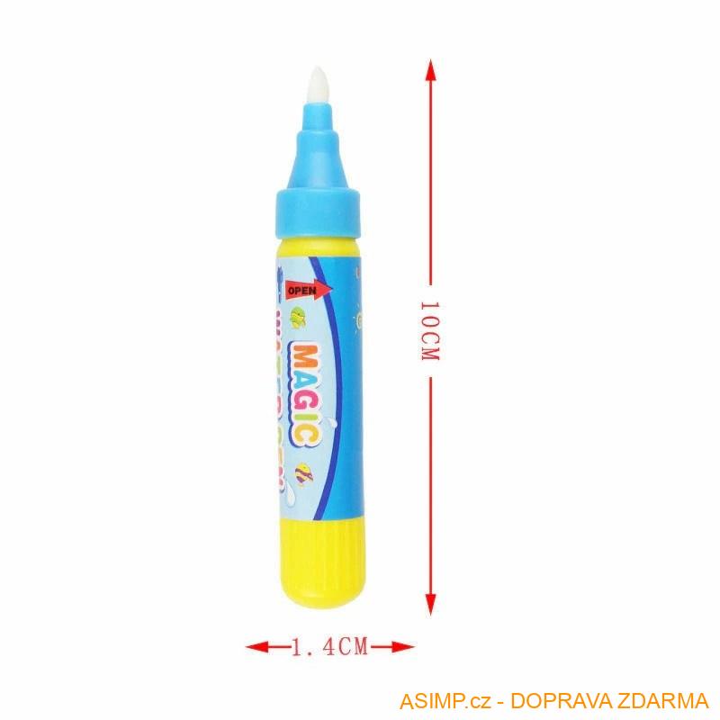 Vodou plnicí magická fixa (4 ks) / A-001513 / DOPRAVA ZDARMA