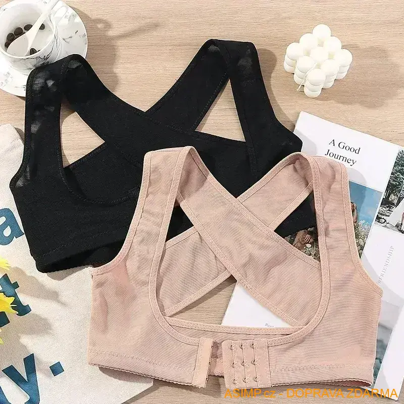 Nastavitelný korektor zad (černá - M) / A-001360 / DOPRAVA ZDARMA