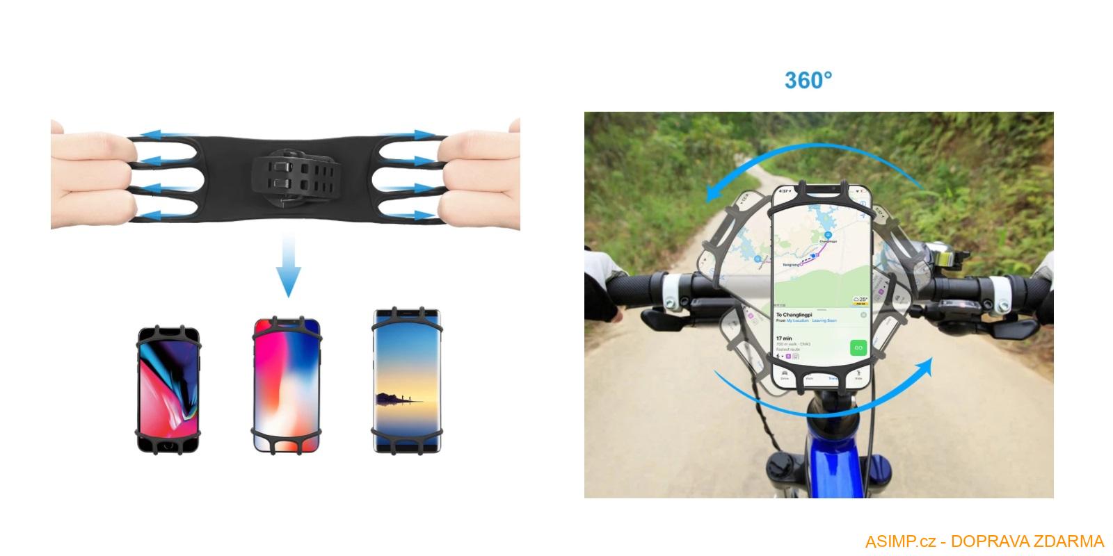 Držák mobilu, navigace ... / A-001726 / DOPRAVA ZDARMA