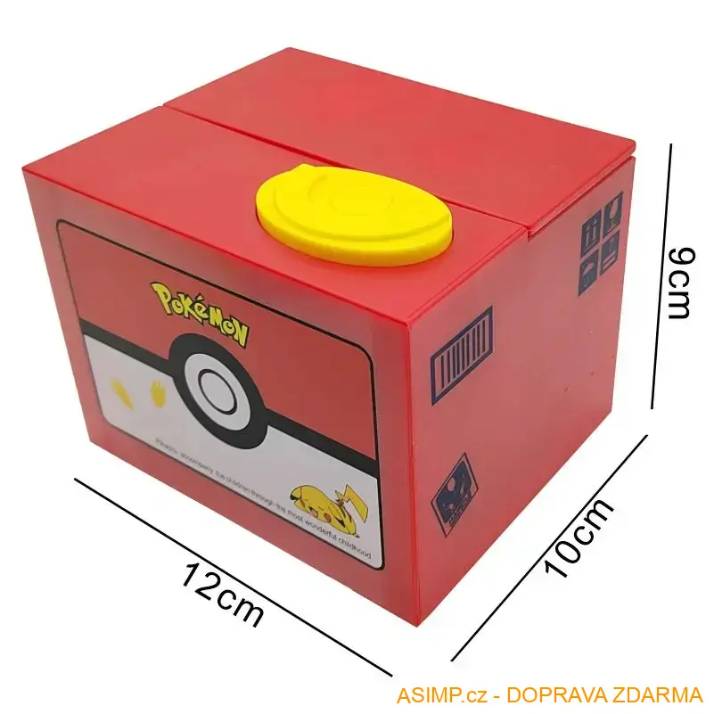 Elektronická kasička - Pokémon zloděj / A-001482 / DOPRAVA ZDARMA