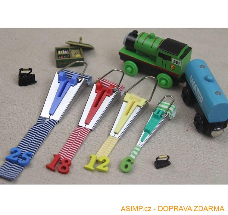 Zakladač proužků - lemů (set 4 ks) / A-002207 / DOPRAVA ZDARMA