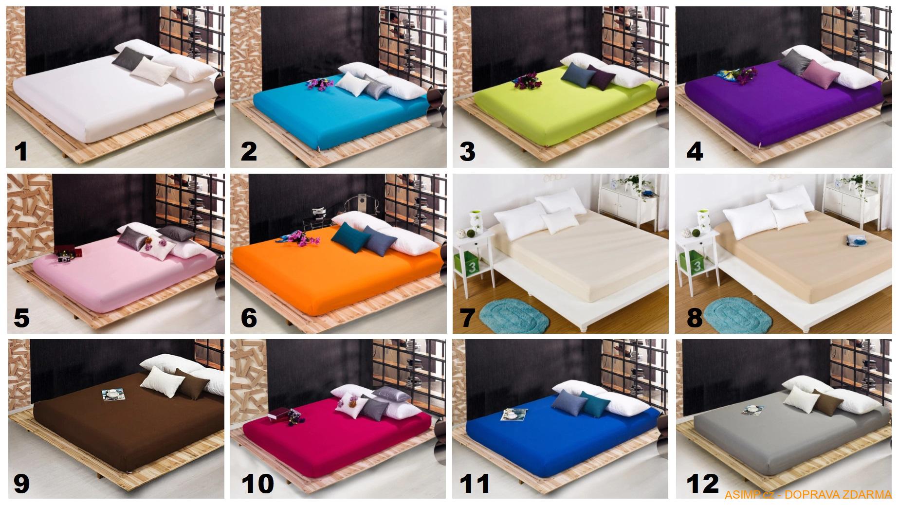 Prostěradlo s elastickým páskem / A-001708f